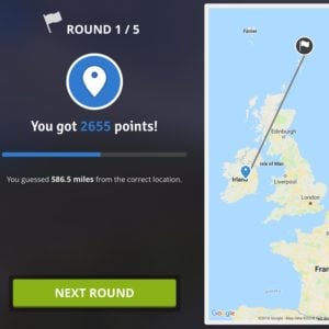 Geografie-Lernspiel GeoGuessr am EDU-iPad