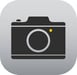 App-Symbol mit einer Kamera in Frontalansicht für die Kamera-App